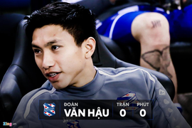 Văn Hậu đóng góp quá khiêm tốn so với dàn tân binh của Heerenveen